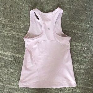 Lululemon Athletica Pink Fitted Tank Top